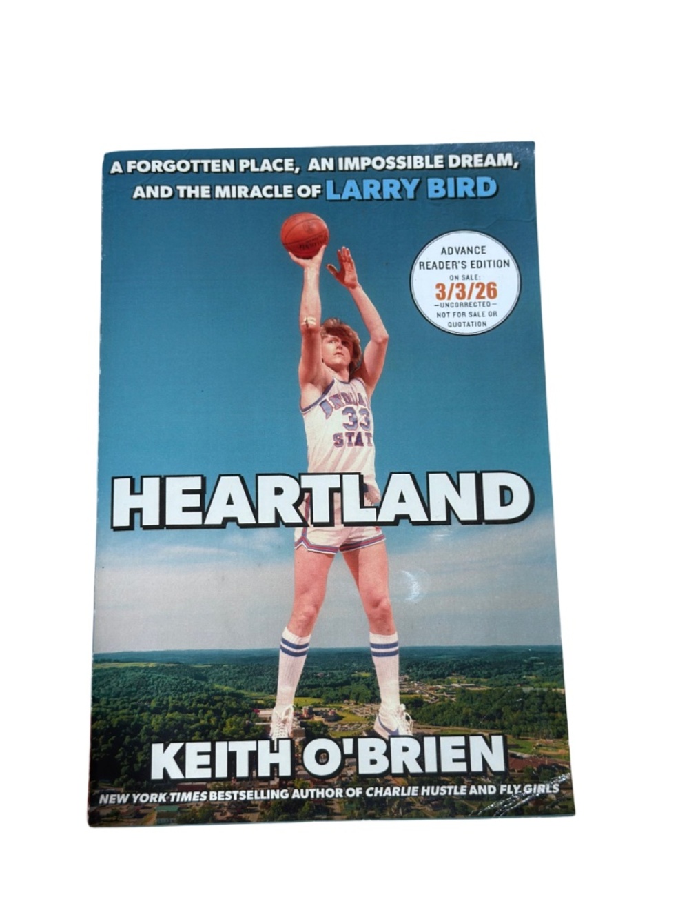 NEW | Heartland Keith O’Brien Larry Bird ARC Advance Reader Copy Paperback Book